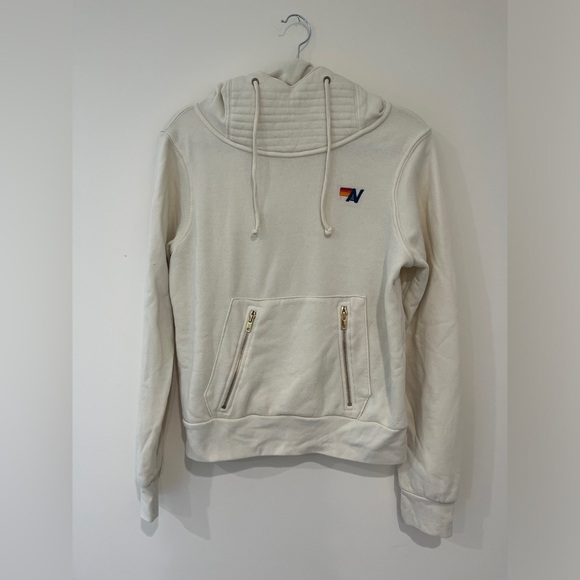 Aviator Nation cream hoodie - perfect for the beach #beach #surf - Picture 4 of 6